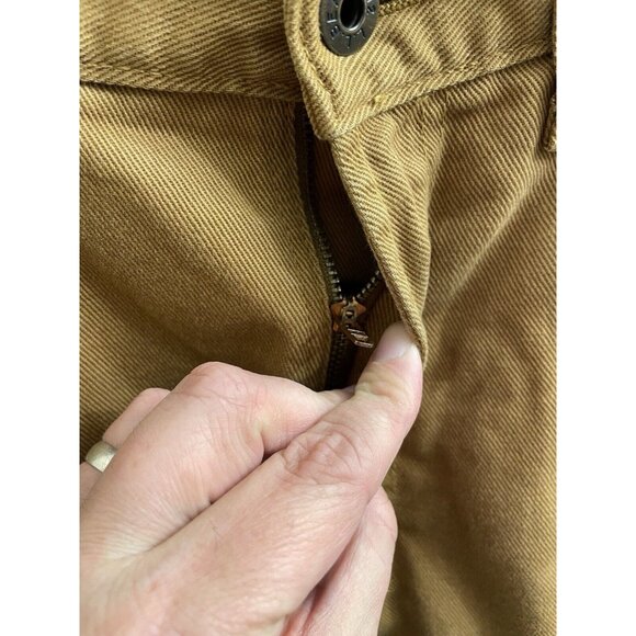 Men’s L.L. Bean Work Jeans Denim Pants Brown Tan Size 32x26  OPG74 Cotton Vtg - Picture 9 of 16